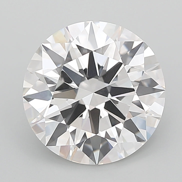 7.60 Carat Round Shaped, Ideal Cut, F Color, VVS2 Clarity, IGI Certified Lab Grown Diamond
