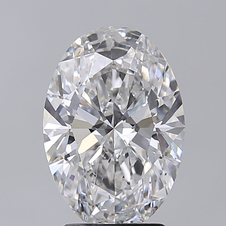 3.02 Carat Oval Shaped, Excellent Cut, F Color, VS2 Clarity, IGI Certified Lab Grown Diamond