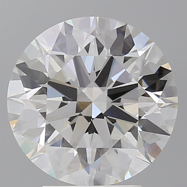 4.01 Carat Round Shaped, Ideal Cut, E Color, VVS2 Clarity, IGI Certified Lab Grown Diamond