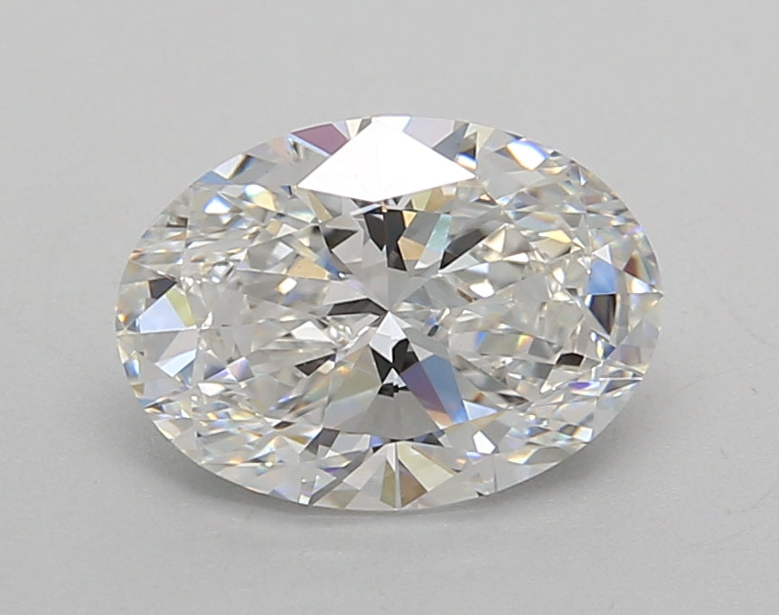 1.79 Carat Oval Shaped, Excellent Cut, E Color, VVS2 Clarity, IGI Certified Lab Grown Diamond