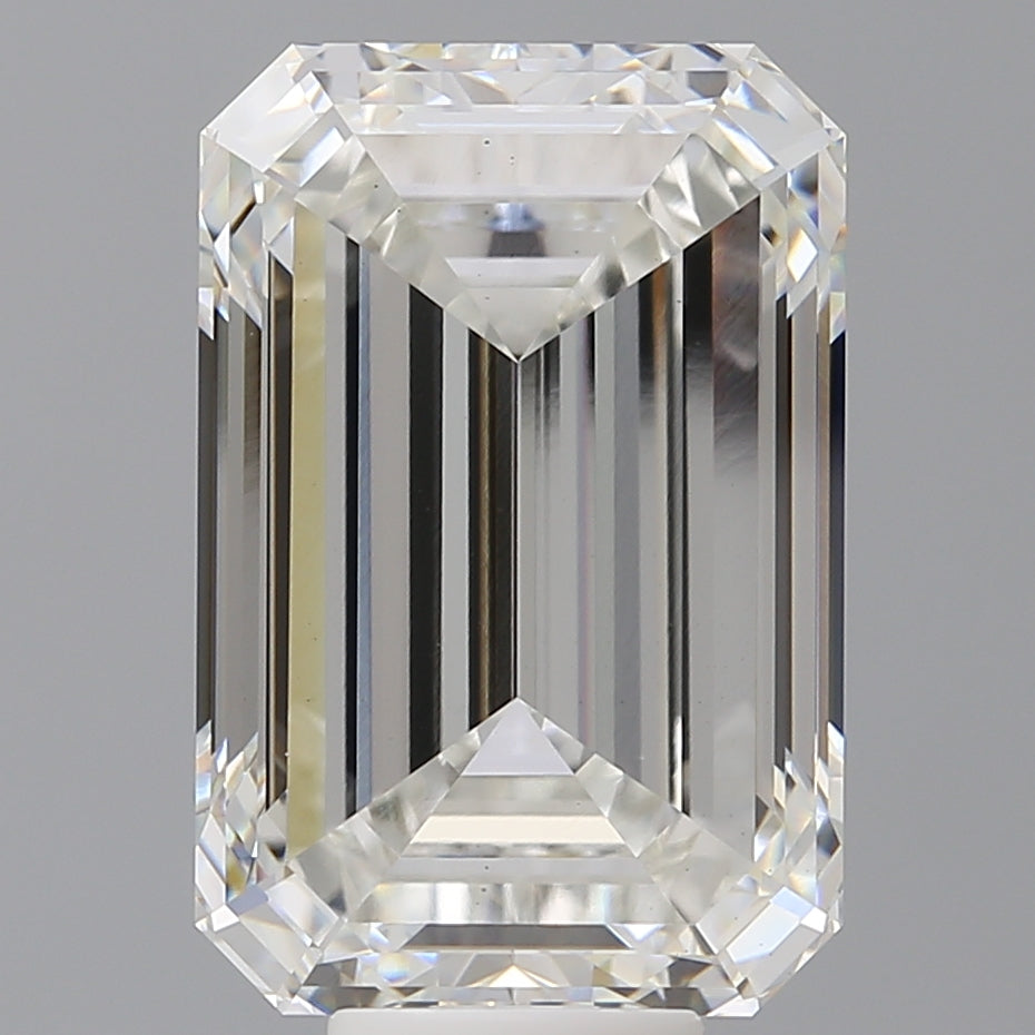11.03 Carat Emerald Shaped, Excellent Cut, G Color, VS1 Clarity, IGI Certified Lab Grown Diamond