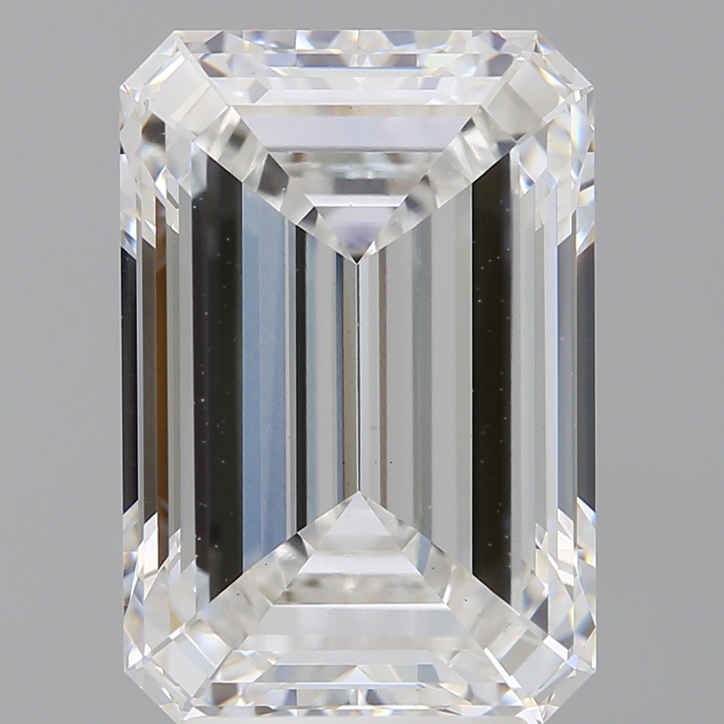 5.00 Carat Emerald Shaped, Excellent Cut, E Color, VS1 Clarity, IGI Certified Lab Grown Diamond