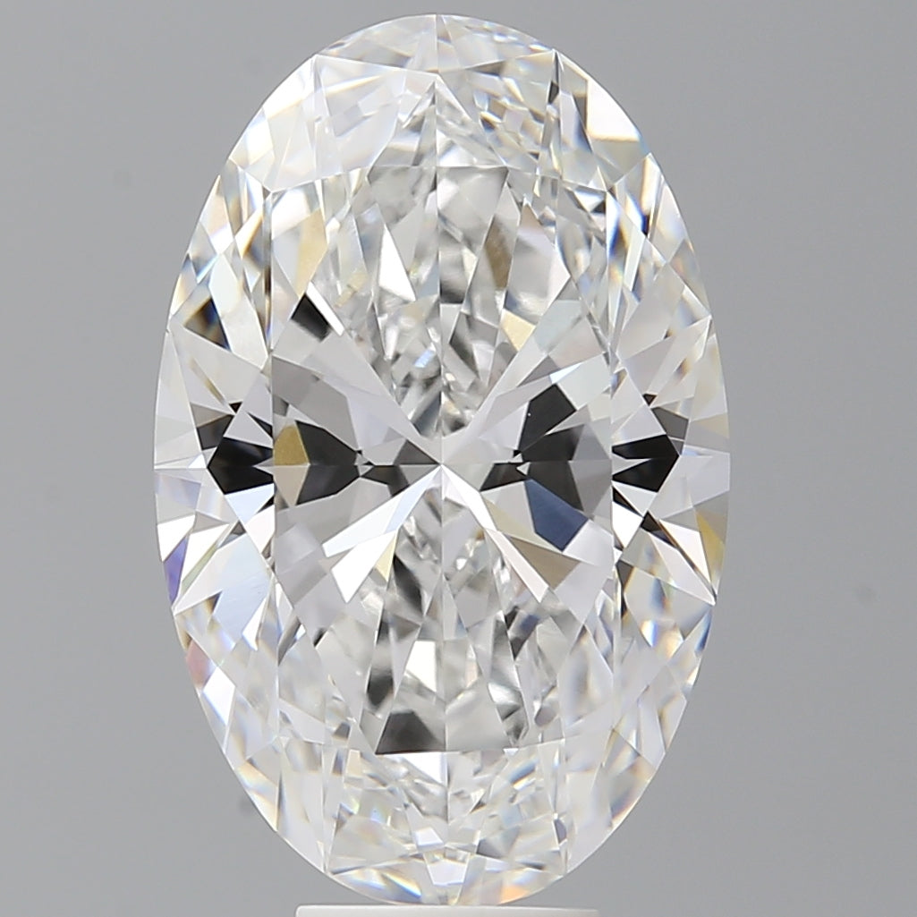 9.08 Carat Oval Shaped, Ideal Cut, E Color, VVS2 Clarity, IGI Certified Lab Grown Diamond
