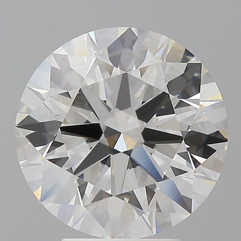 4.09 Carat Round Shaped, Ideal Cut, E Color, VVS2 Clarity, IGI Certified Lab Grown Diamond