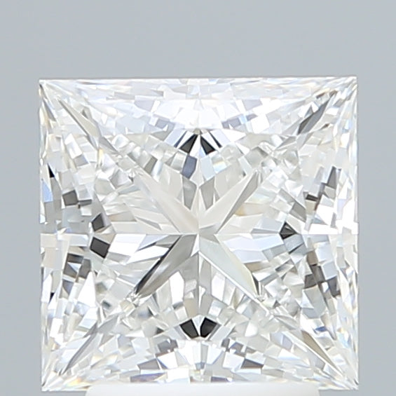3.13 Carat Princess Shaped, Ideal Cut, E Color, VVS2 Clarity, IGI Certified Lab Grown Diamond