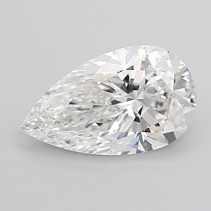 2.04 Carat Pear Shaped, Ideal Cut, D Color, VVS2 Clarity, IGI Certified Lab Grown Diamond