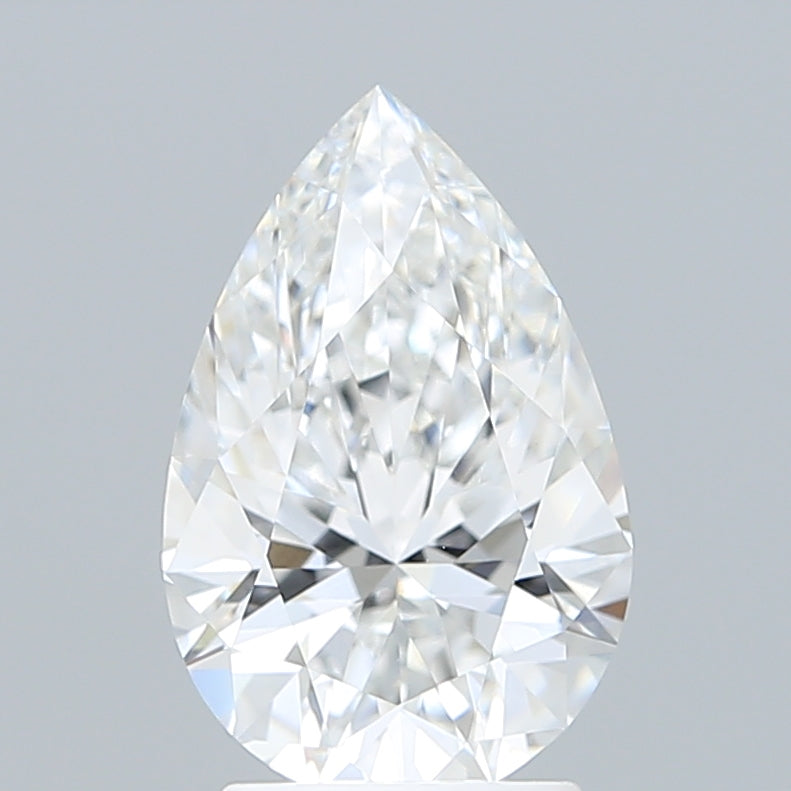 2.56 Carat Pear Shaped, Excellent Cut, D Color, VVS1 Clarity, IGI Certified Lab Grown Diamond