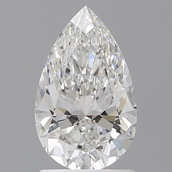 1.54 Carat Pear Shaped, Ideal Cut, E Color, VVS2 Clarity, IGI Certified Lab Grown Diamond