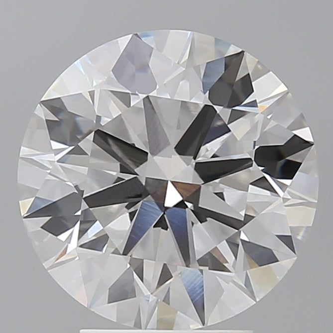 4.10 Carat Round Shaped, Ideal Cut, E Color, VVS2 Clarity, IGI Certified Lab Grown Diamond