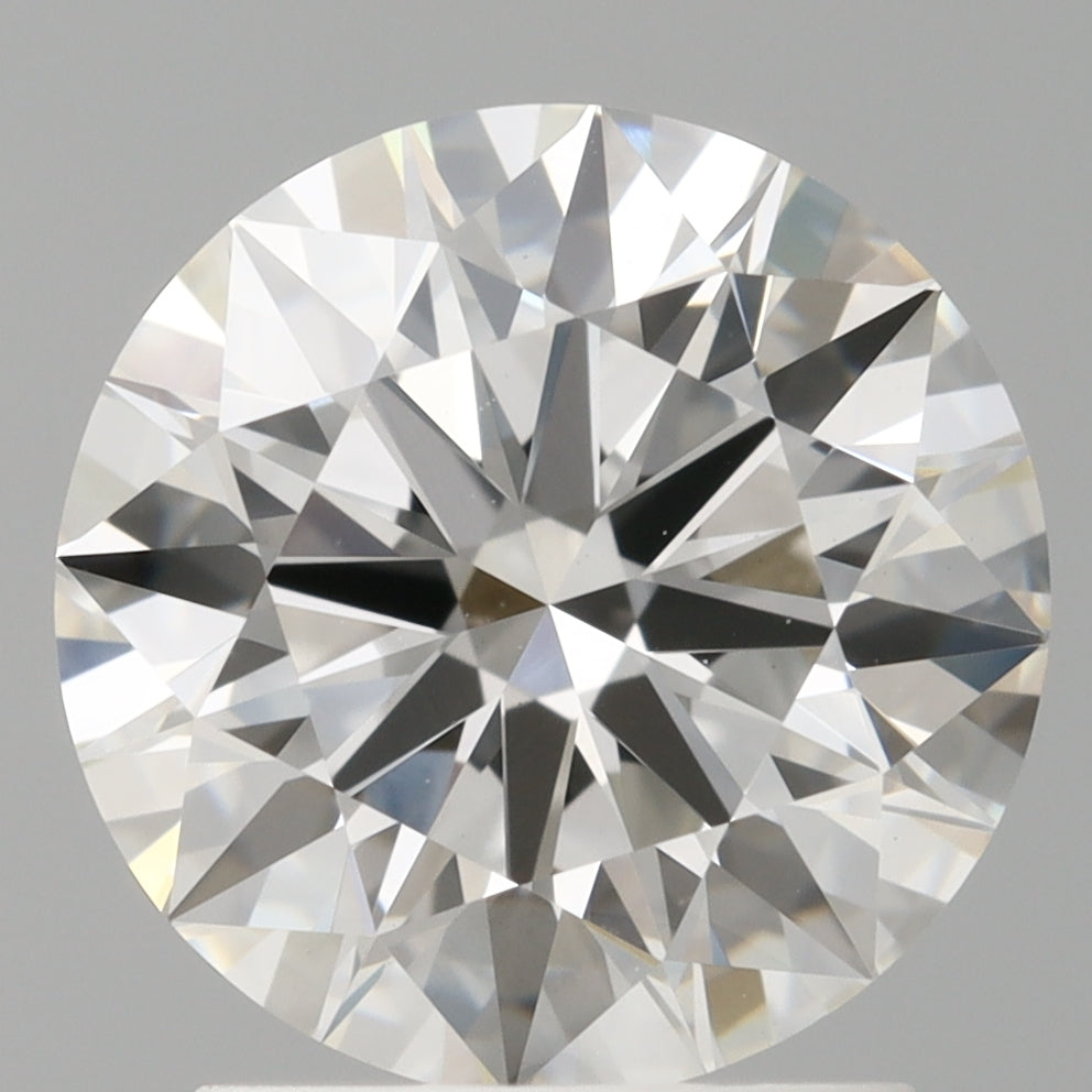 2.06 Carat Round Shaped, Ideal Cut, F Color, VVS2 Clarity, IGI Certified Lab Grown Diamond