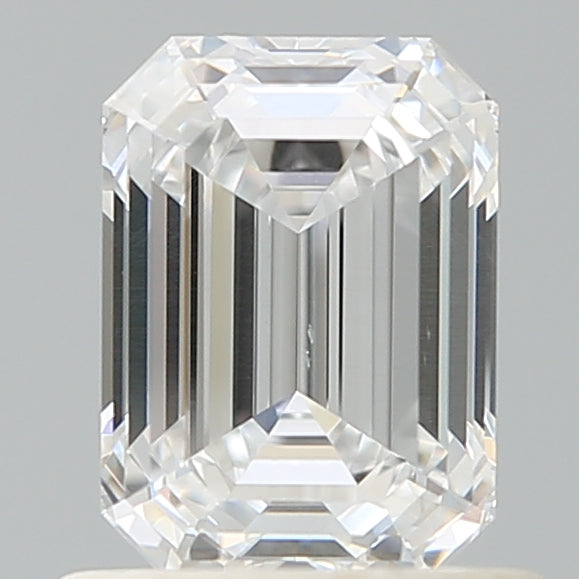 1.03 Carat Emerald Shaped, Ideal Cut, D Color, SI1 Clarity, IGI Certified Lab Grown Diamond