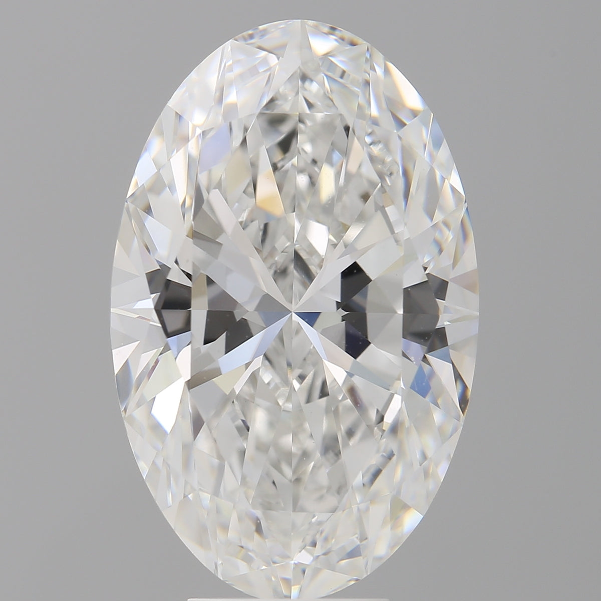 8.10 Carat Oval Shaped, Ideal Cut, F Color, VVS1 Clarity, IGI Certified Lab Grown Diamond