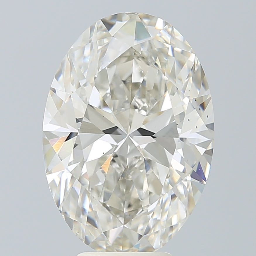 6.42 Carat Oval Shaped, Ideal Cut, H Color, VS2 Clarity, IGI Certified Lab Grown Diamond