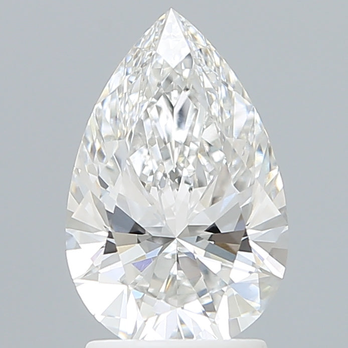 2.09 Carat Pear Shaped, Ideal Cut, E Color, VVS1 Clarity, IGI Certified Lab Grown Diamond