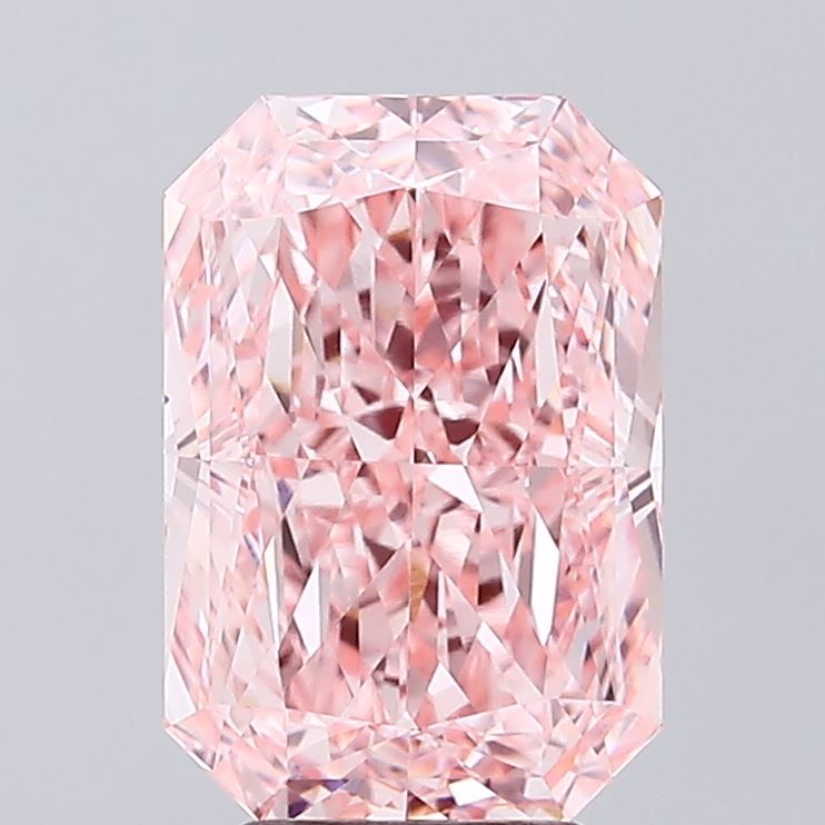 5.00 Carat Radiant Shaped, Ideal Cut, VVS2 Clarity, IGI Certified Lab Grown Diamond