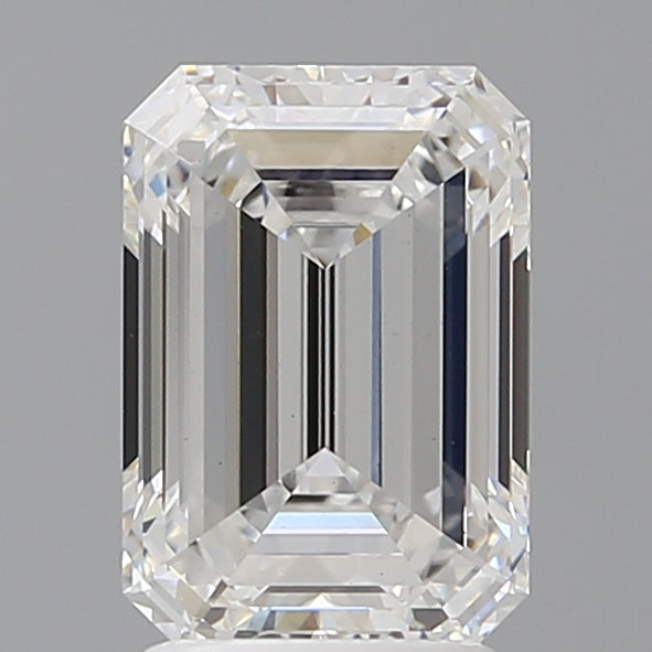 2.58 Carat Emerald Shaped, Ideal Cut, E Color, VS1 Clarity, IGI Certified Lab Grown Diamond