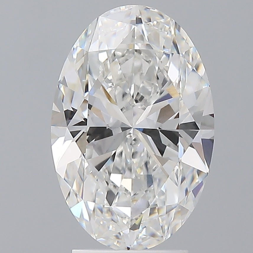 3.55 Carat Oval Shaped, Ideal Cut, E Color, VVS2 Clarity, IGI Certified Lab Grown Diamond