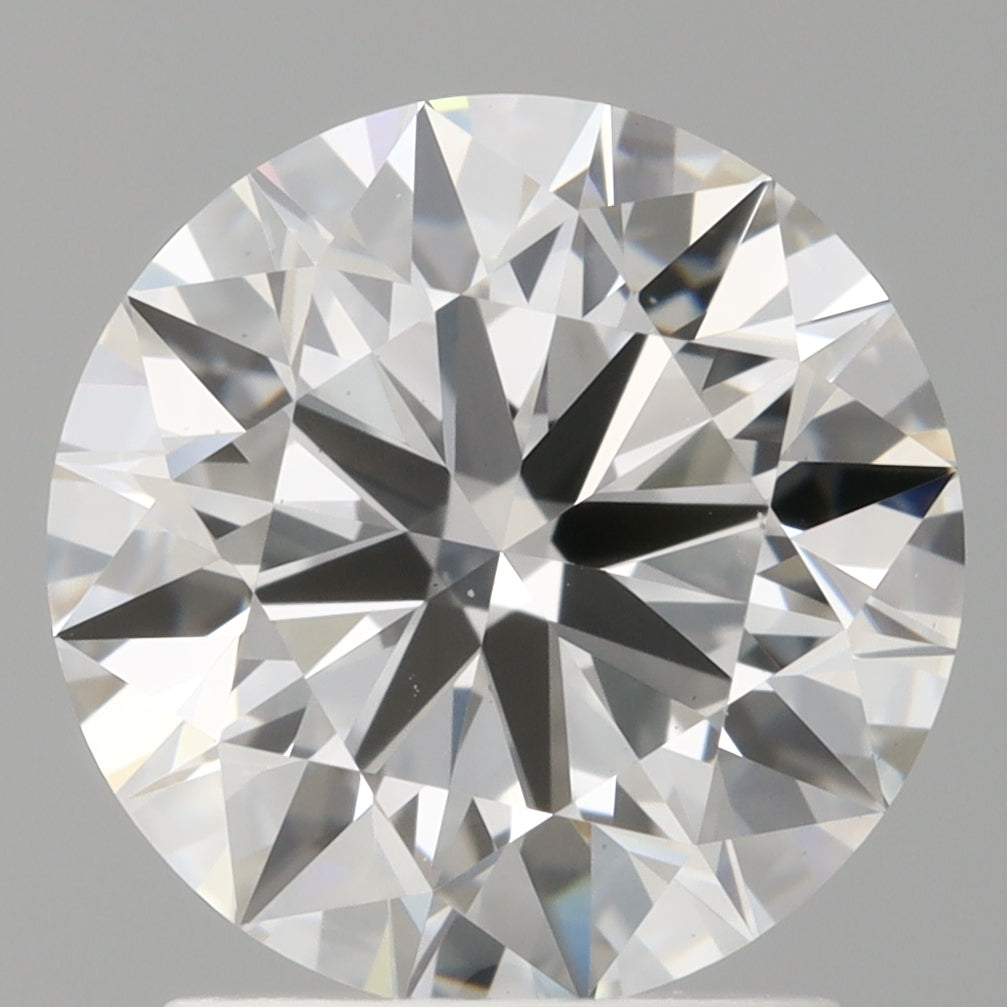 2.00 Carat Round Shaped, Ideal Cut, E Color, VVS2 Clarity, IGI Certified Lab Grown Diamond