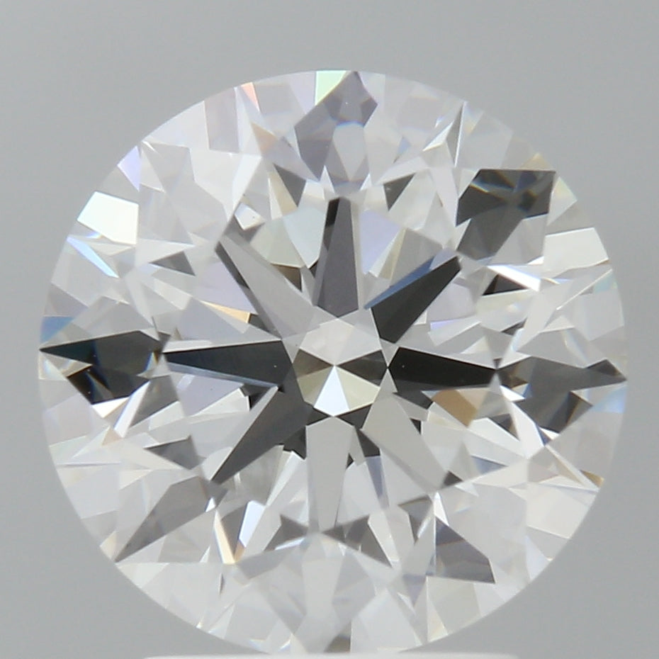 3.05 Carat Round Shaped, Ideal Cut, E Color, VVS2 Clarity, IGI Certified Lab Grown Diamond