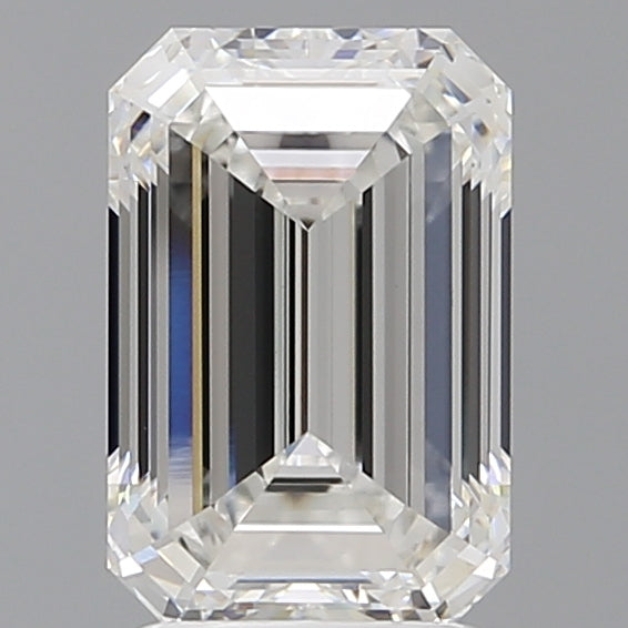 2.60 Carat Emerald Shaped, Excellent Cut, E Color, VVS2 Clarity, IGI Certified Lab Grown Diamond