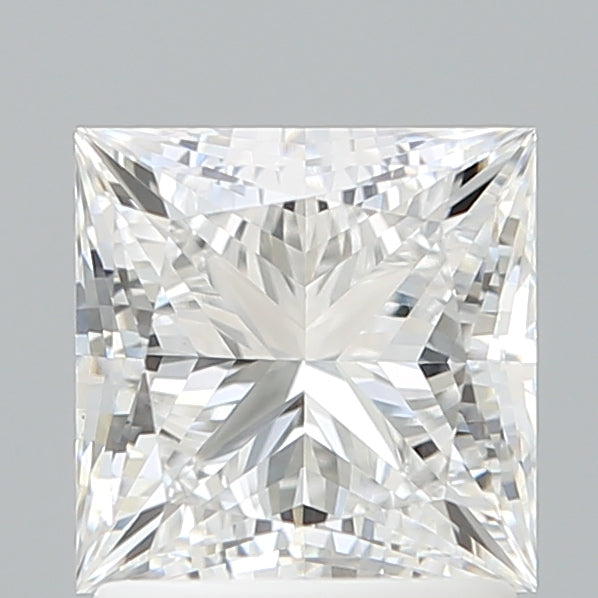 1.72 Carat Princess Shaped, Ideal Cut, E Color, VVS2 Clarity, IGI Certified Lab Grown Diamond