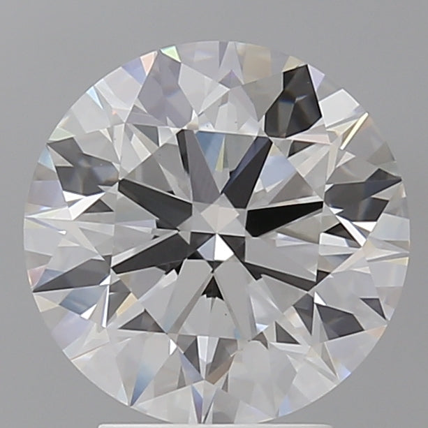 3.52 Carat Round Shaped, Ideal Cut, F Color, VVS2 Clarity, IGI Certified Lab Grown Diamond