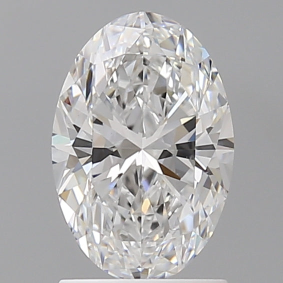 1.60 Carat Oval Shaped, Ideal Cut, D Color, VVS2 Clarity, IGI Certified Lab Grown Diamond