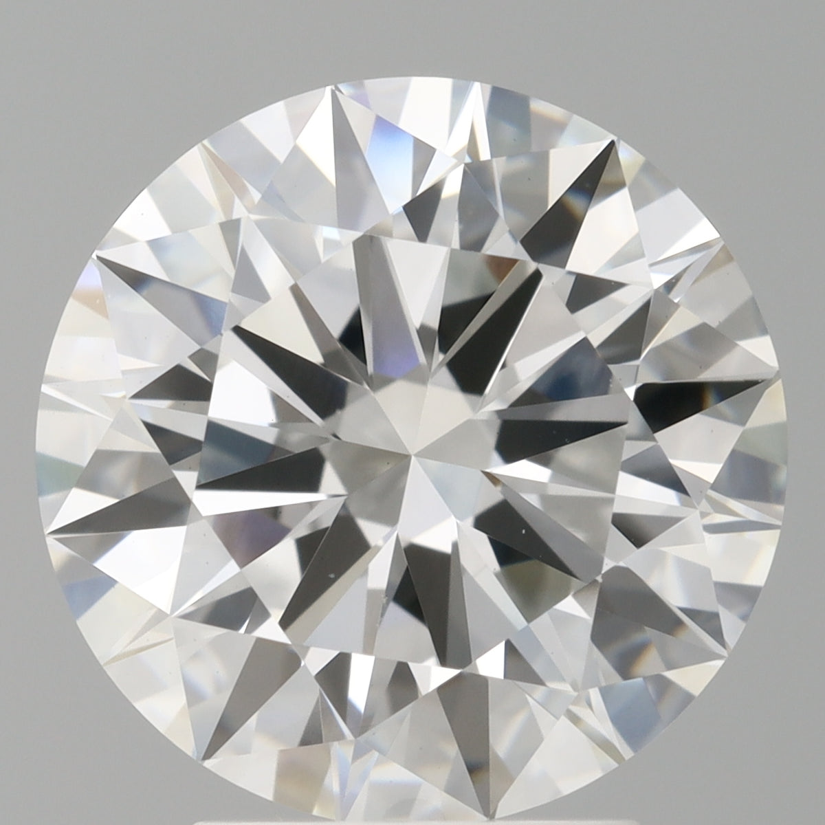 3.59 Carat Round Shaped, Ideal Cut, E Color, VVS2 Clarity, IGI Certified Lab Grown Diamond