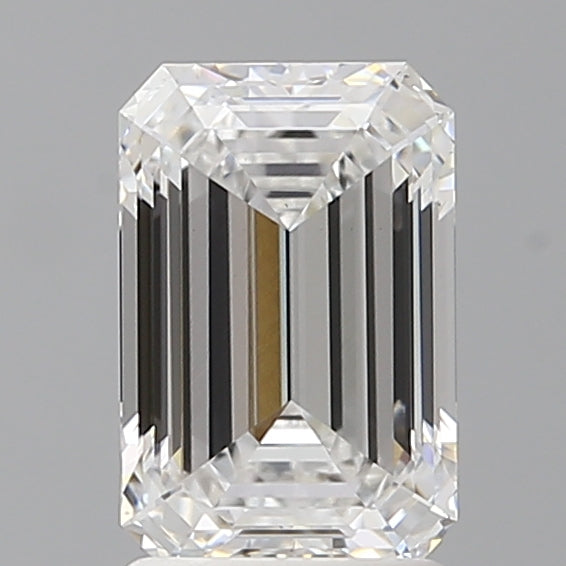 2.08 Carat Emerald Shaped, Ideal Cut, D Color, VS1 Clarity, IGI Certified Lab Grown Diamond