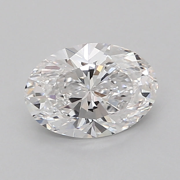 1.06 Carat Oval Shaped, Ideal Cut, D Color, VVS2 Clarity, IGI Certified Lab Grown Diamond