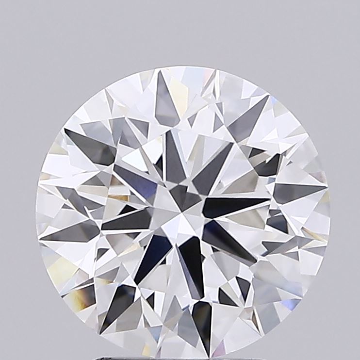 3.51 Carat Round Shaped, Ideal Cut, E Color, VVS2 Clarity, IGI Certified Lab Grown Diamond