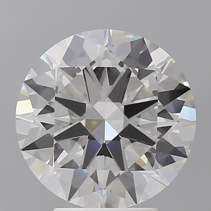 4.01 Carat Round Shaped, Excellent Cut, F Color, VVS2 Clarity, IGI Certified Lab Grown Diamond