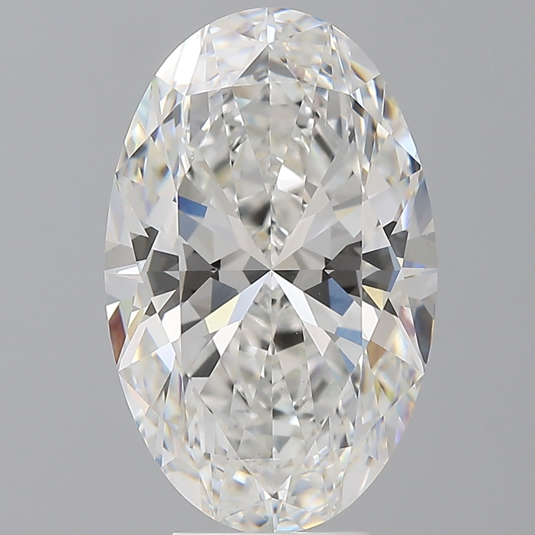 6.09 Carat Oval Shaped, Ideal Cut, E Color, VVS2 Clarity, IGI Certified Lab Grown Diamond
