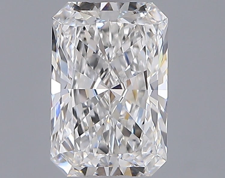1.55 Carat Radiant Shaped, Ideal Cut, E Color, VVS2 Clarity, IGI Certified Lab Grown Diamond