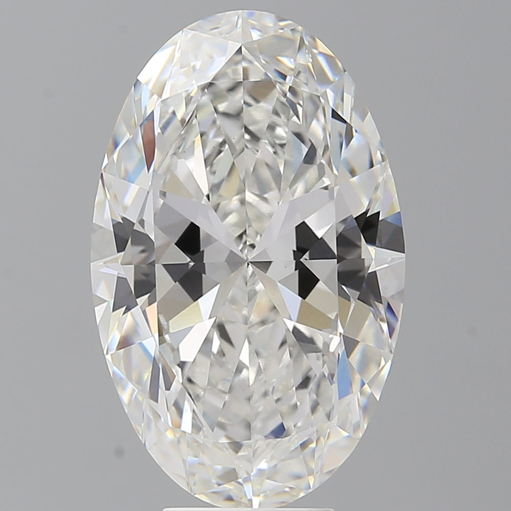 7.58 Carat Oval Shaped, Ideal Cut, E Color, VVS2 Clarity, IGI Certified Lab Grown Diamond