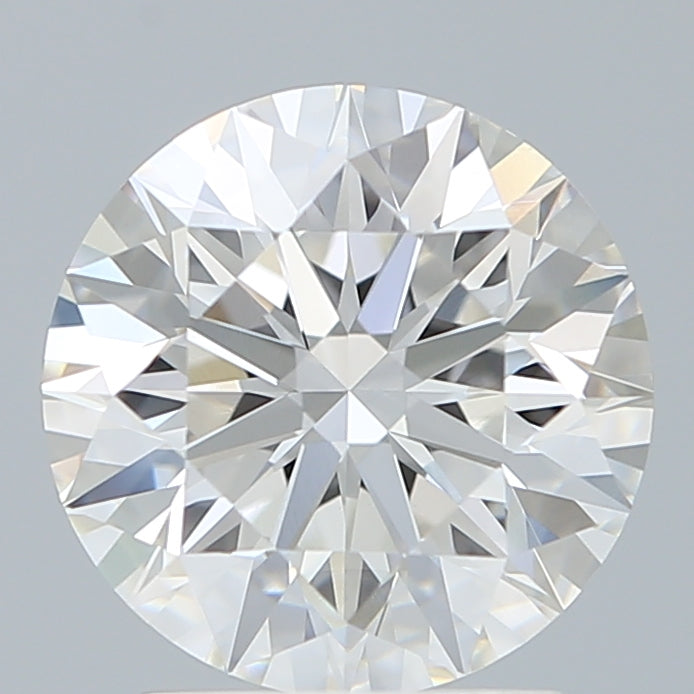 2.42 Carat Round Shaped, Excellent Cut, F Color, VVS2 Clarity, IGI Certified Lab Grown Diamond