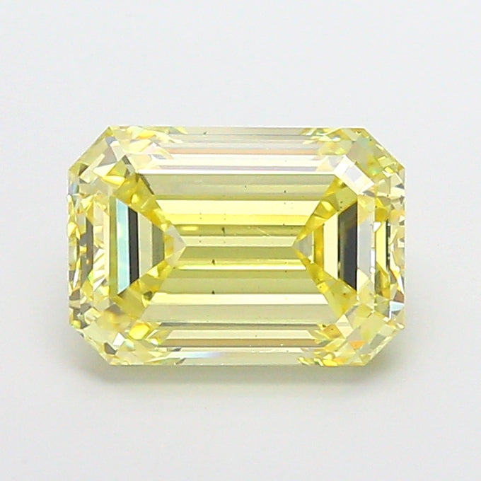 4.11 Carat Emerald Shaped, Ideal Cut, VS2 Clarity, IGI Certified Lab Grown Diamond