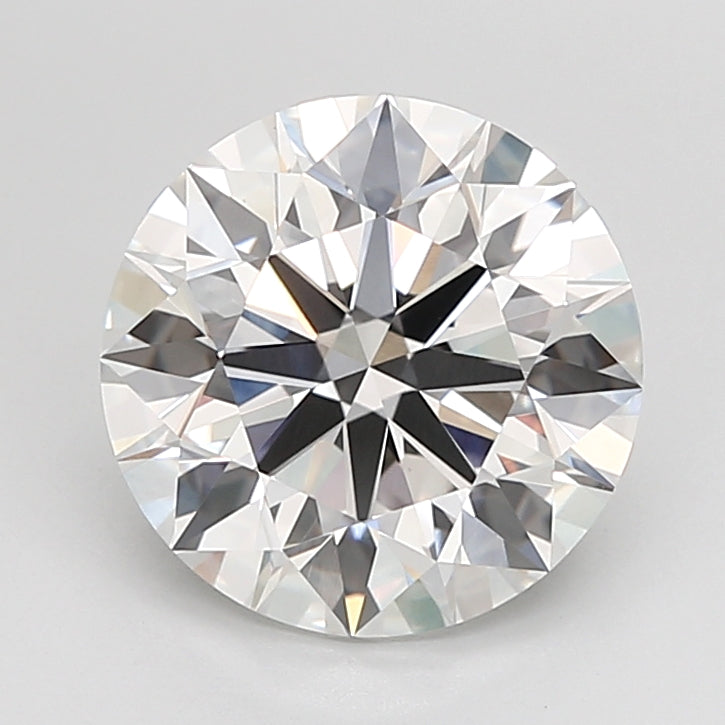 4.01 Carat Round Shaped, Ideal Cut, G Color, VVS2 Clarity, IGI Certified Lab Grown Diamond