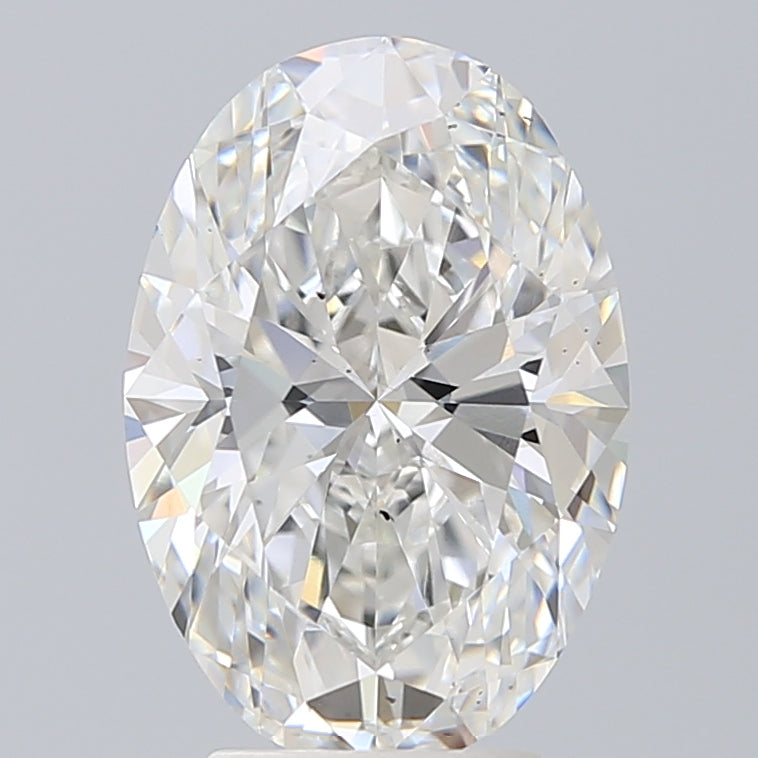 4.18 Carat Oval Shaped, Ideal Cut, F Color, VS2 Clarity, IGI Certified Lab Grown Diamond