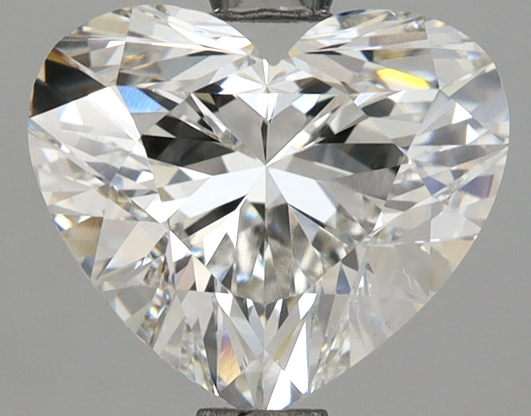 2.57 Carat Heart Shaped, Ideal Cut, G Color, VVS2 Clarity, IGI Certified Lab Grown Diamond