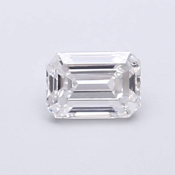 0.55 Carat Emerald Shaped, Very Good Cut, D Color, VS1 Clarity, IGI Certified Lab Grown Diamond