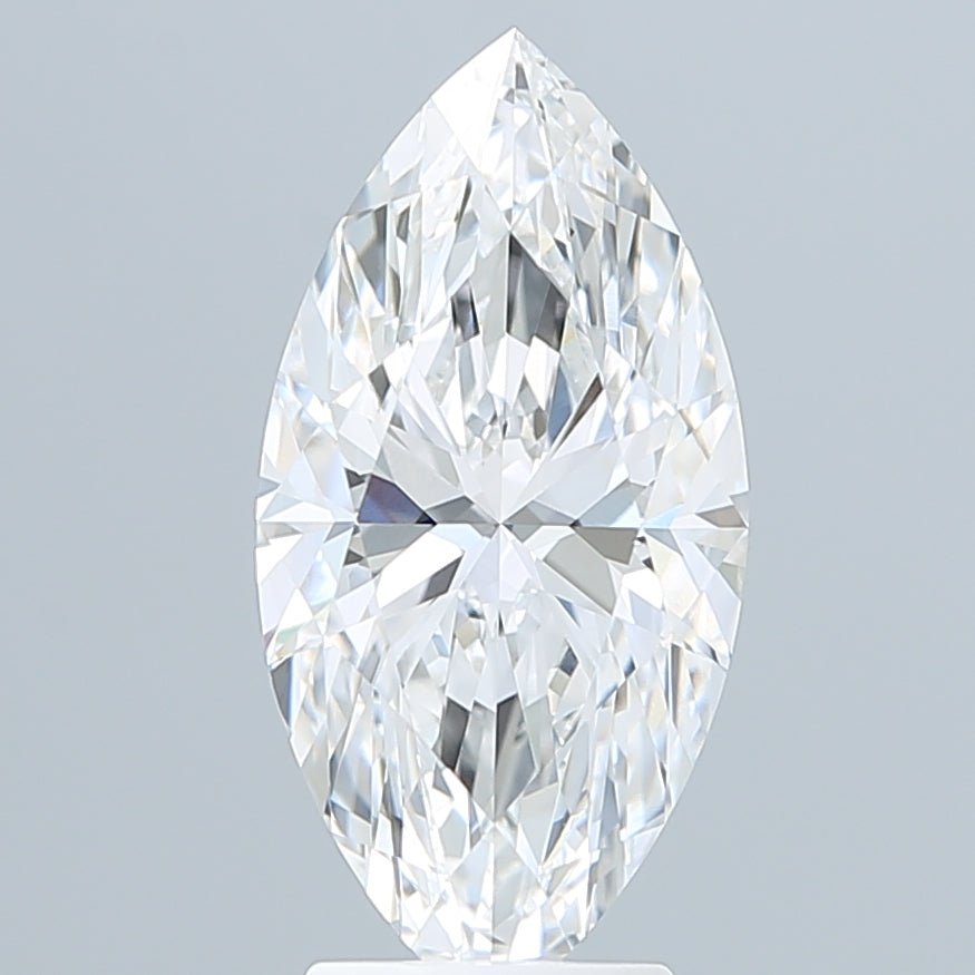 3.51 Carat Marquise Shaped, Ideal Cut, E Color, VVS1 Clarity, IGI Certified Lab Grown Diamond