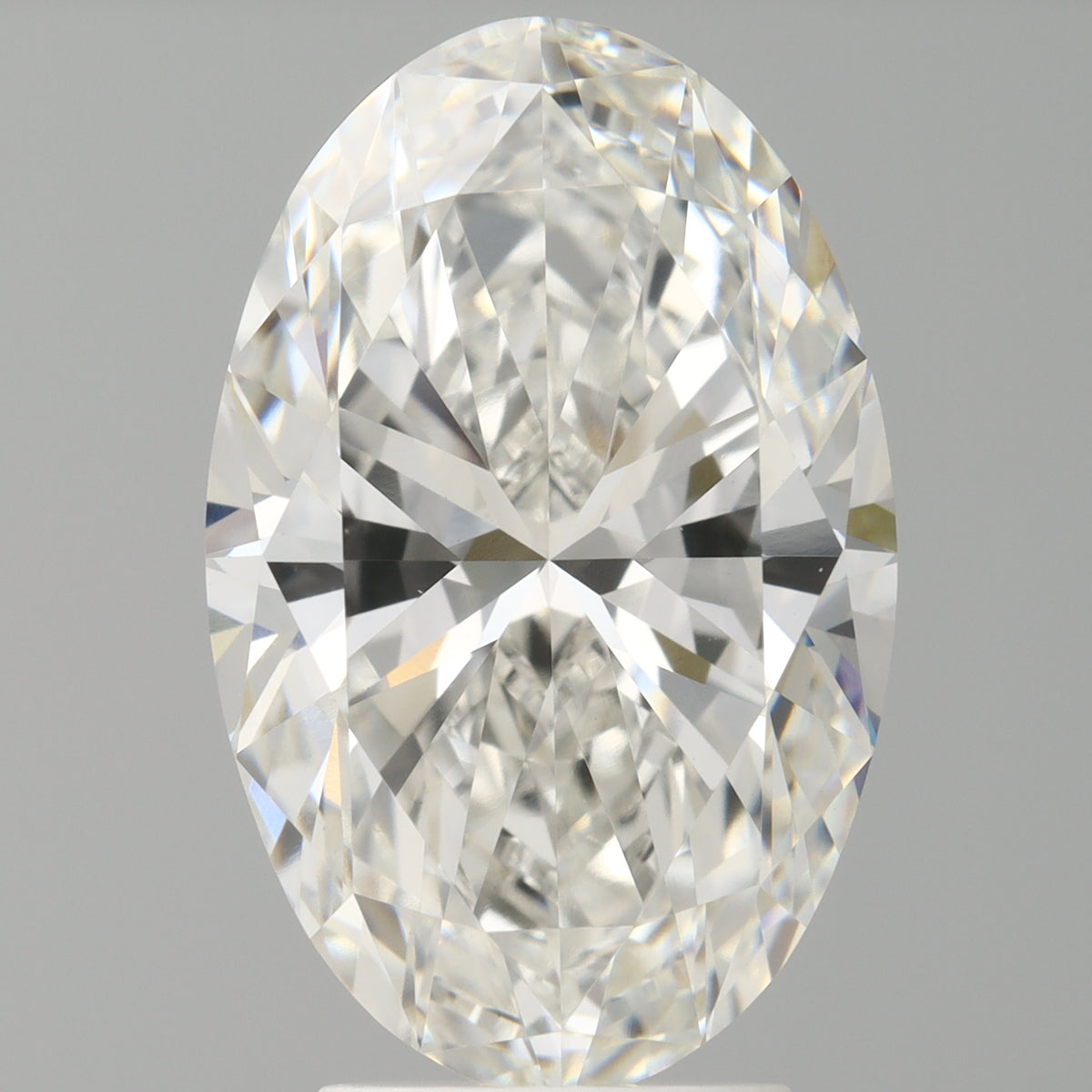 4.09 Carat Oval Shaped, Ideal Cut, F Color, VVS2 Clarity, IGI Certified Lab Grown Diamond