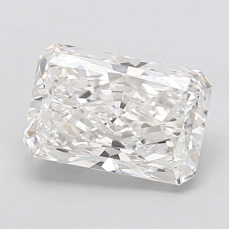 5.69 Carat Radiant Shaped, Very Good Cut, E Color, VVS2 Clarity, IGI Certified Lab Grown Diamond