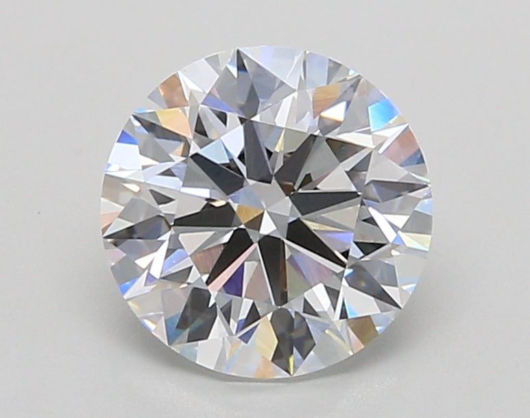 2.02 Carat Round Shaped, Ideal Cut, D Color, VVS1 Clarity, IGI Certified Lab Grown Diamond