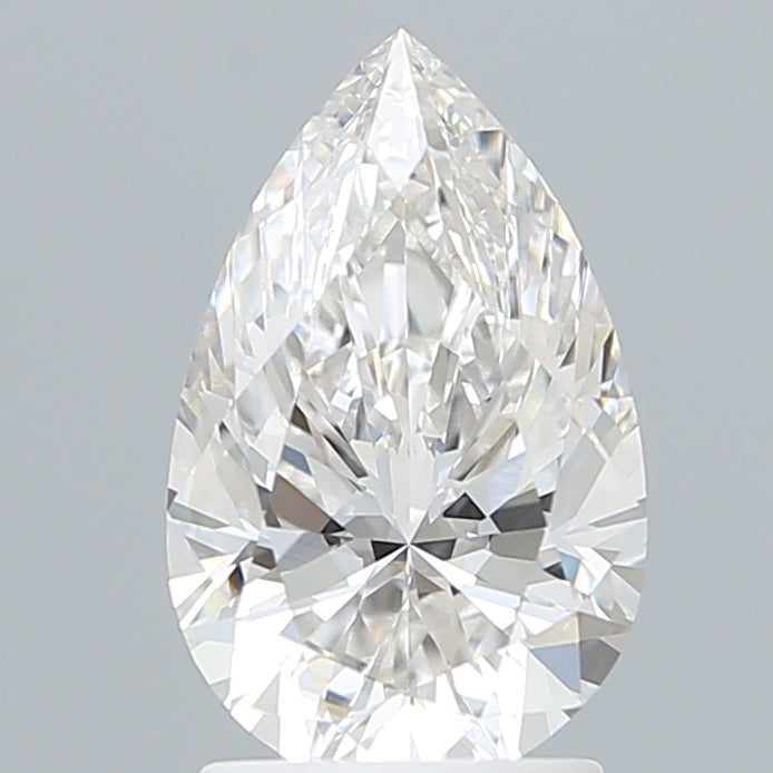 2.07 Carat Pear Shaped, Ideal Cut, F Color, VVS1 Clarity, IGI Certified Lab Grown Diamond