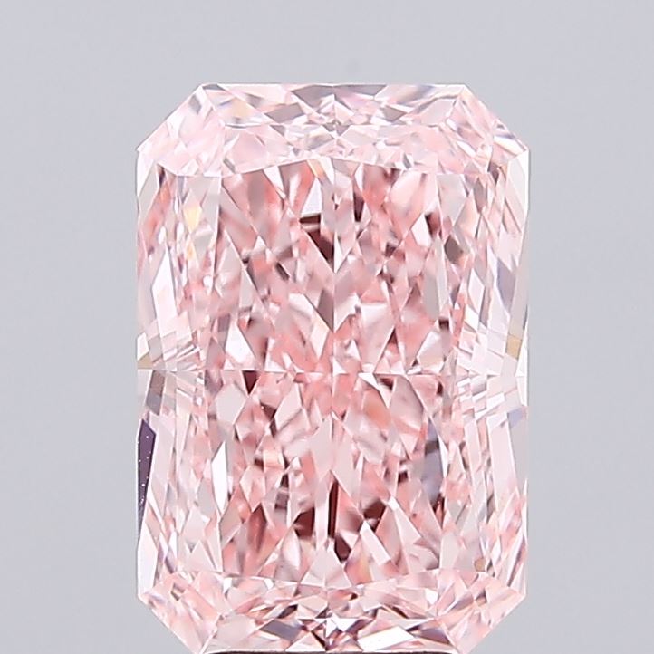 5.00 Carat Radiant Shaped, Ideal Cut, VS1 Clarity, IGI Certified Lab Grown Diamond