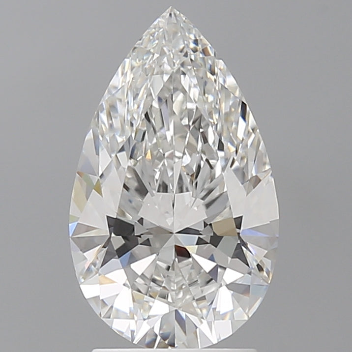 2.51 Carat Pear Shaped, Ideal Cut, E Color, VVS1 Clarity, IGI Certified Lab Grown Diamond