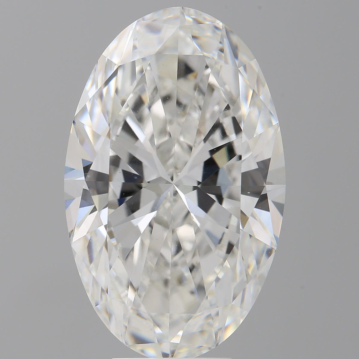 8.08 Carat Oval Shaped, Ideal Cut, F Color, VVS2 Clarity, IGI Certified Lab Grown Diamond