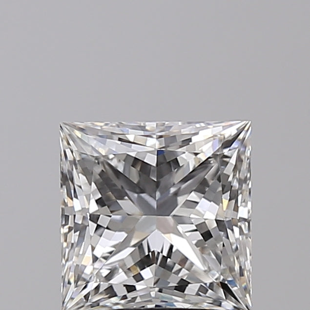 2.00 Carat Princess Shaped, Excellent Cut, E Color, VVS2 Clarity, IGI Certified Lab Grown Diamond